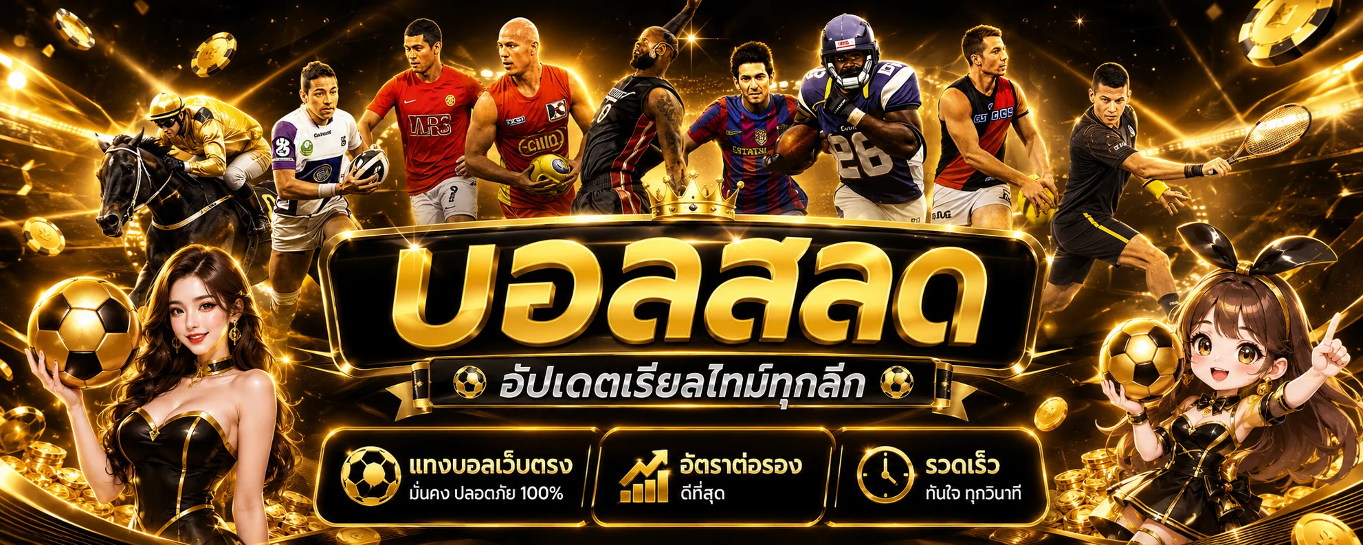 แทงบอลออนไลน์ D1SLOT ครบทุกลีกดัง ราคาน้ำดี